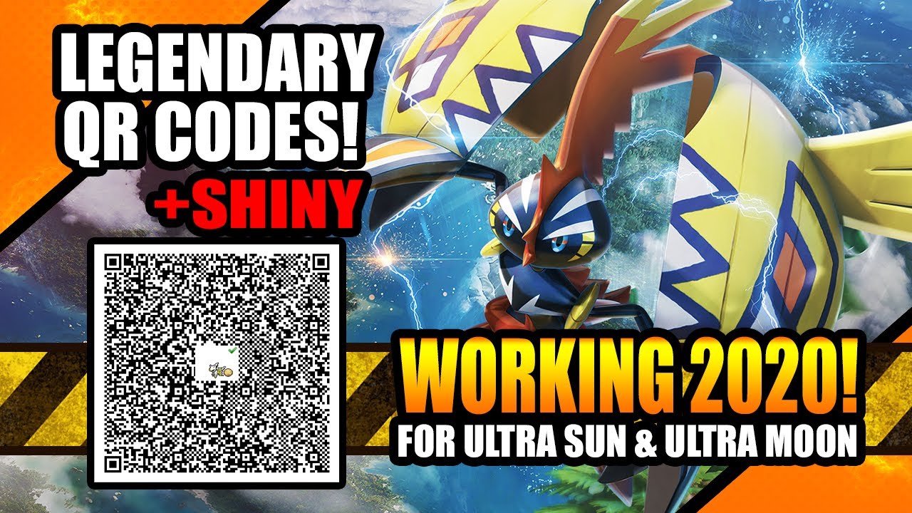 Legendary Pokemon Qr Code For Ultra Sun And Ultra Moon Part 3 Youtube