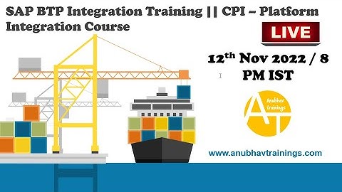 SAP CPI Training LIVE Demo || SAP Integration Suite LIVE training || Cloud Integration 17th Nov 2022