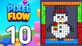 pixel flow level 10. walkthrough gameplay