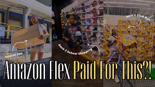 Amazon Flex Paid for some of My Back-to-School Shopping! 💸 Single Mom Vlog