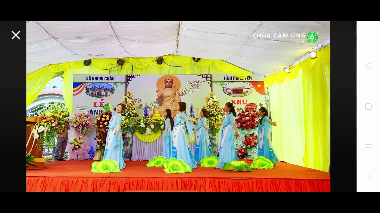 Múa Hoa tâm dâng phật hay nhất clb múa kênh hạ - 10-2025