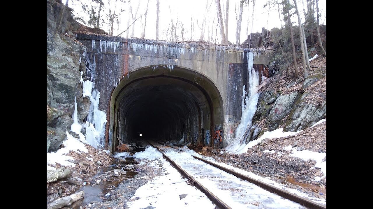 OLD PEQUABUCK TRAIN TUNNEL TERRYVILLE CT 1910 YouTube