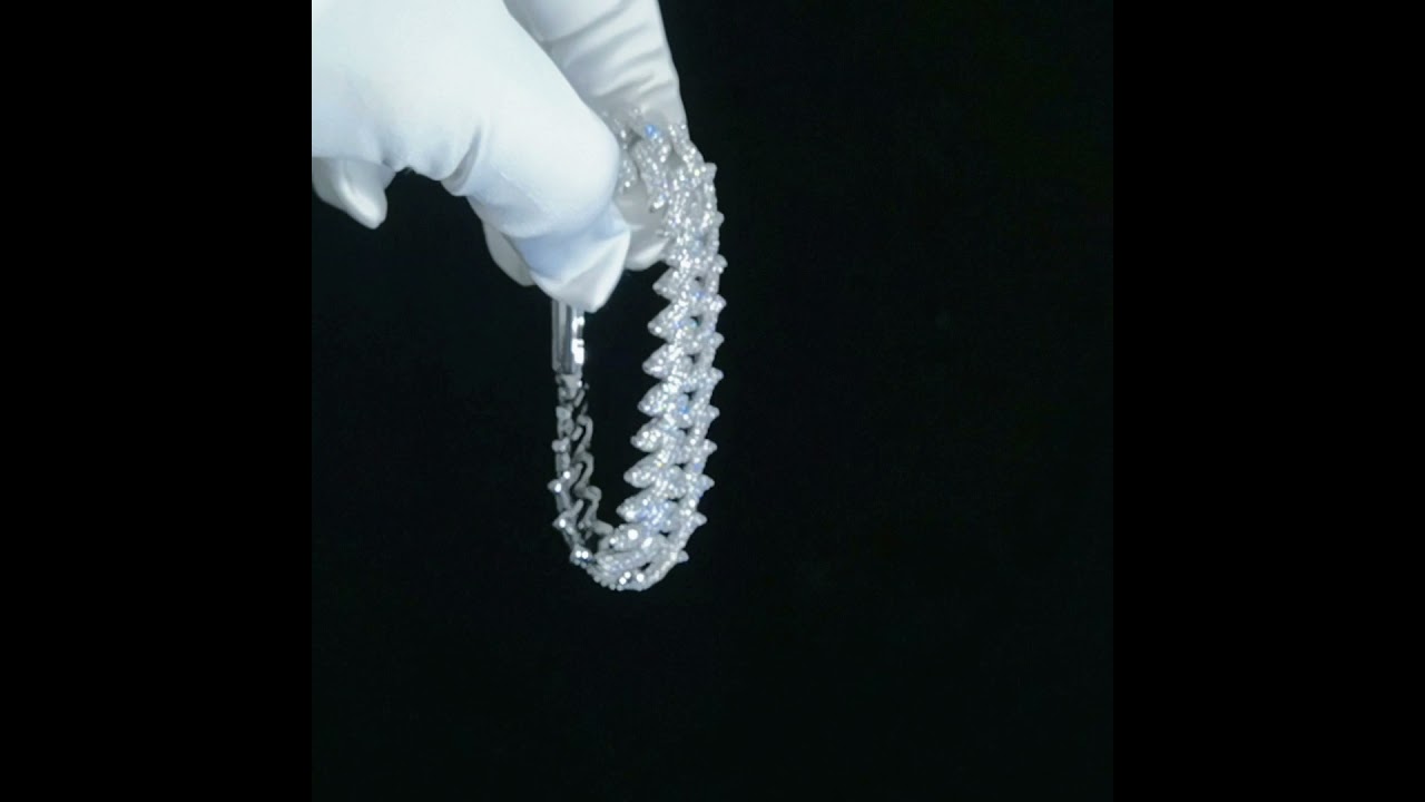 20mm Spiked Iced Cuban Bracelet | Best Iced Cuban Bracelet Reviews | Guu Jewelry