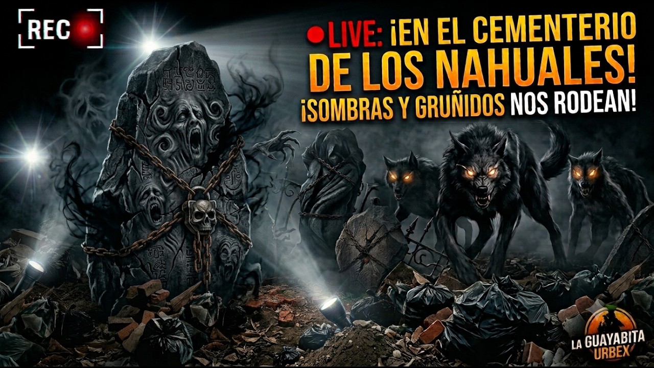 ¡EL CEMENTERIO DE LOS NAHUALES! 🐾💀 Fuimos acechados por criaturas en la oscuridad