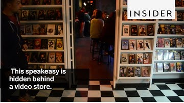 This speakeasy is hidden behind a video store