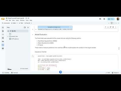 Combined Cycle Power Plant Energy Prediction | Machine Learning Project | Duke University Coursera