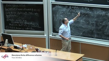 Yves Achdou:  Numerical methods for mean field games - Monotone finite difference schemes