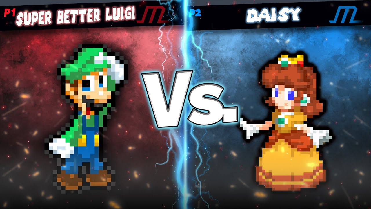 [MUGEN] AI BATTLE - Super Better Luigi vs Daisy Remastered