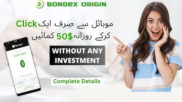 Bondex Origin Free Mining App 2023|Bondex Mining app pr account kaisy bany|Free Online earning App