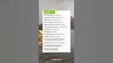 Lộ trình 7 ngày ăn ngủ cùng tiếng Anh: Day 1 #shorts #learning #english #viral #tips #langmaster