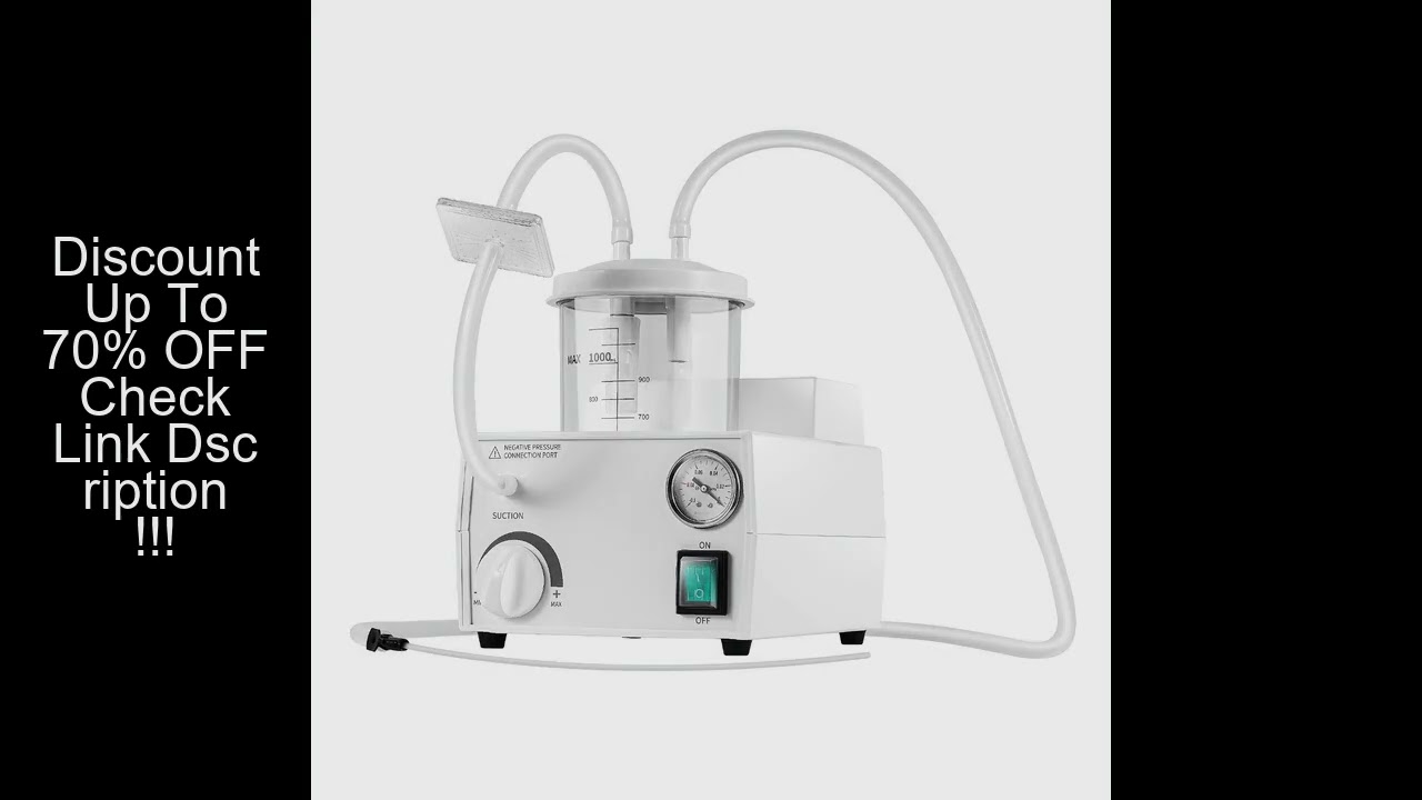 1000ML Electric Sputum Suction Machine, Suction Unit Low Noise Vacuum Pump Machine, Electric Suction