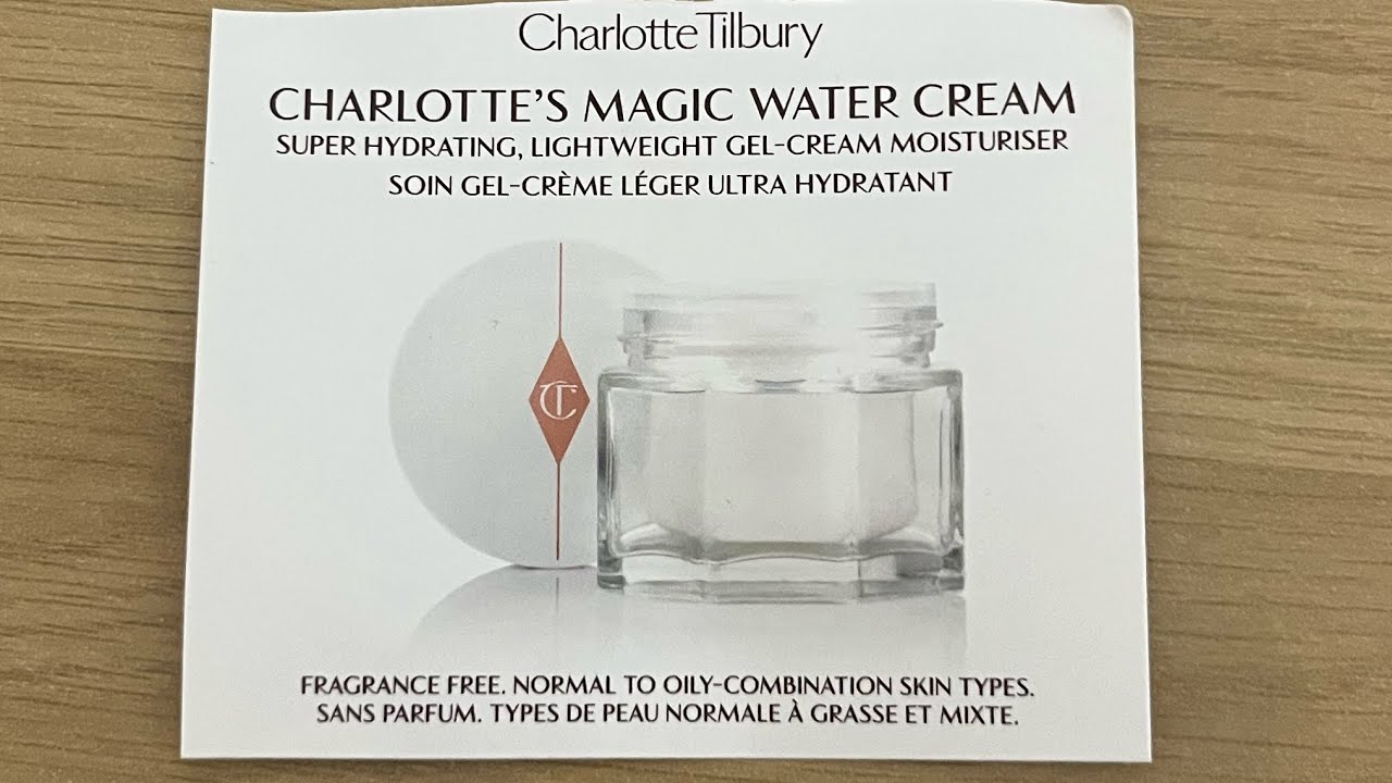 Charlotte Tilbury New Magic Water Cream. Review and Demo