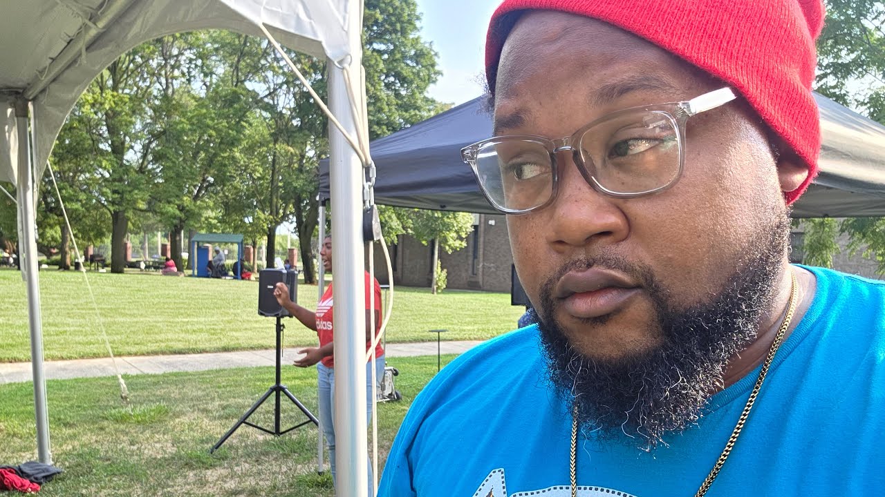 trapped at a Detroit open mic