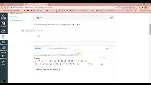 Evaluaciones - 08 Tipos de preguntas en Canvas