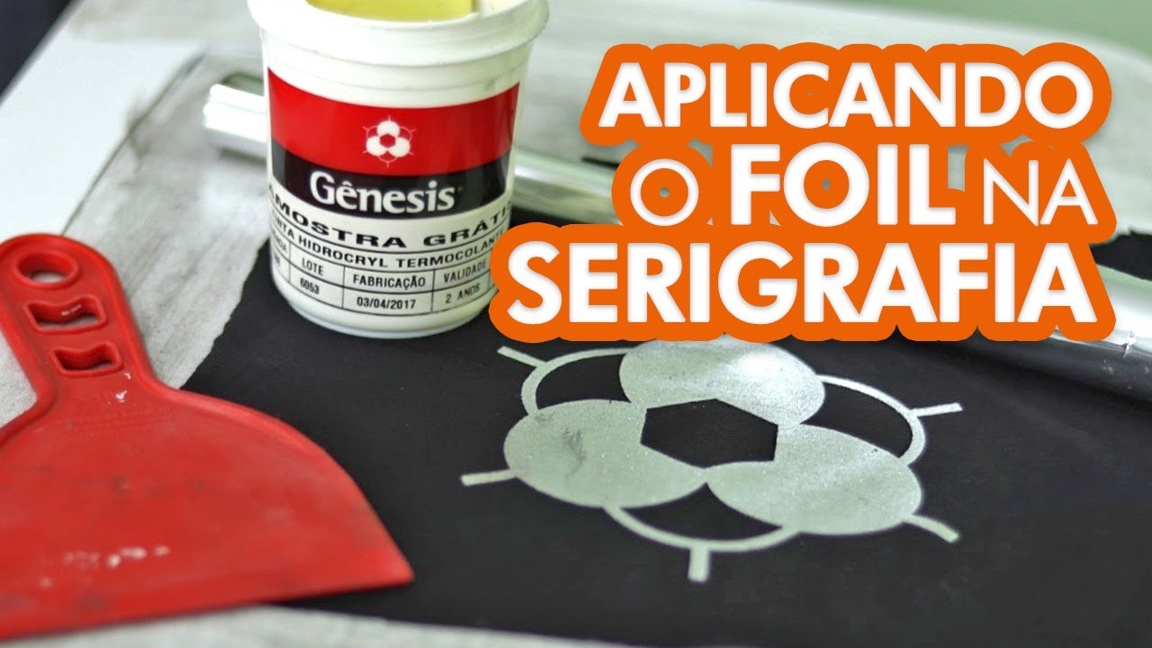 Aplicando o Foil na Serigrafia - (Incrível )