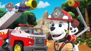 marshall saves the cave paw patrol to the rescue cartoons for kids