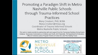 BSB TN Webinar: Building Trauma-Informed Schools