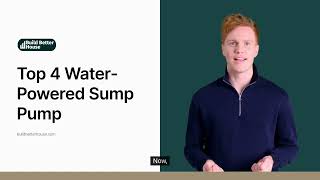 4 Water Powered Sump Pumps