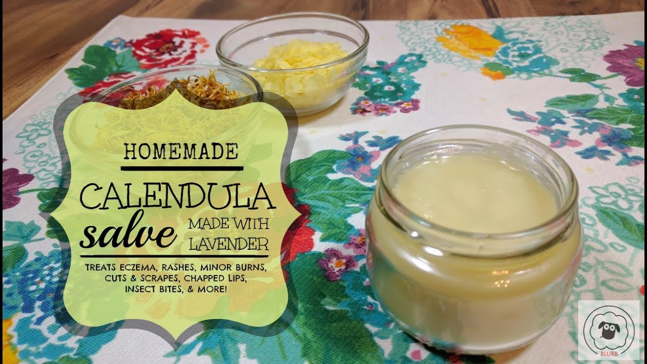 Homemade Calendula Salve - Made With Lavender