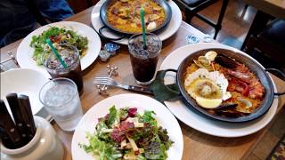 【スペイン料理】ラボデガで魚介のパエリヤランチ☆豪華でおしゃれな絶品ランチサラダ☆外食・グルメ・食べ歩き