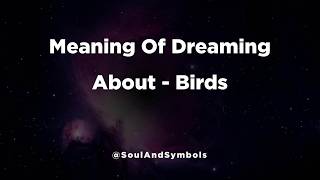 Birds Dream Meaning Explained 🌙