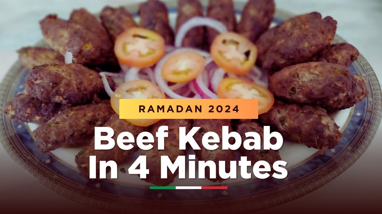 NEW Beef kebab Recipe (RAMADAN SPECIAL 2024) | How to make beef kebab ...