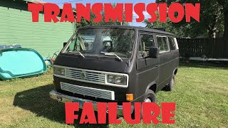 Vanagon Blackboard Bus Transmission Failure! - Pt 1