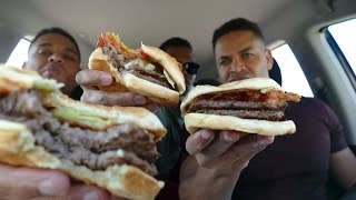 Eating WHATABURGER For The First Time @hodgetwins