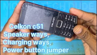 Celkon c51 charging ways jumper solution / celkon c51 speaker ways / celkon c51 power button jumper