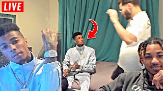 BlueFace Bullies Adin Ross & Steals His Watch!