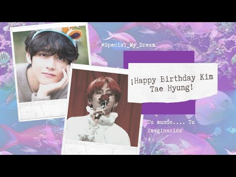 ¡Happy Birthday Kim Tae Hyung! •|LEER DESCRIPCIÓN|• - YouTube