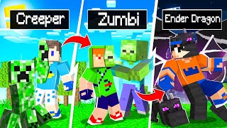 TUDO QUE FAMÍLIA ARQUEIRA TOCAR SE TRANSFORMA NO MINECRAFT!! (Morph)