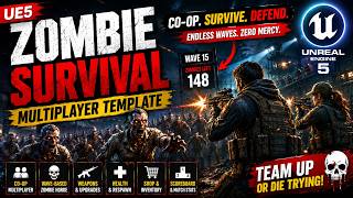 🧟‍♂️ UE5 Zombie Survival Multiplayer Template – Build Your Co-Op Horde Shooter Fast! screenshot 1