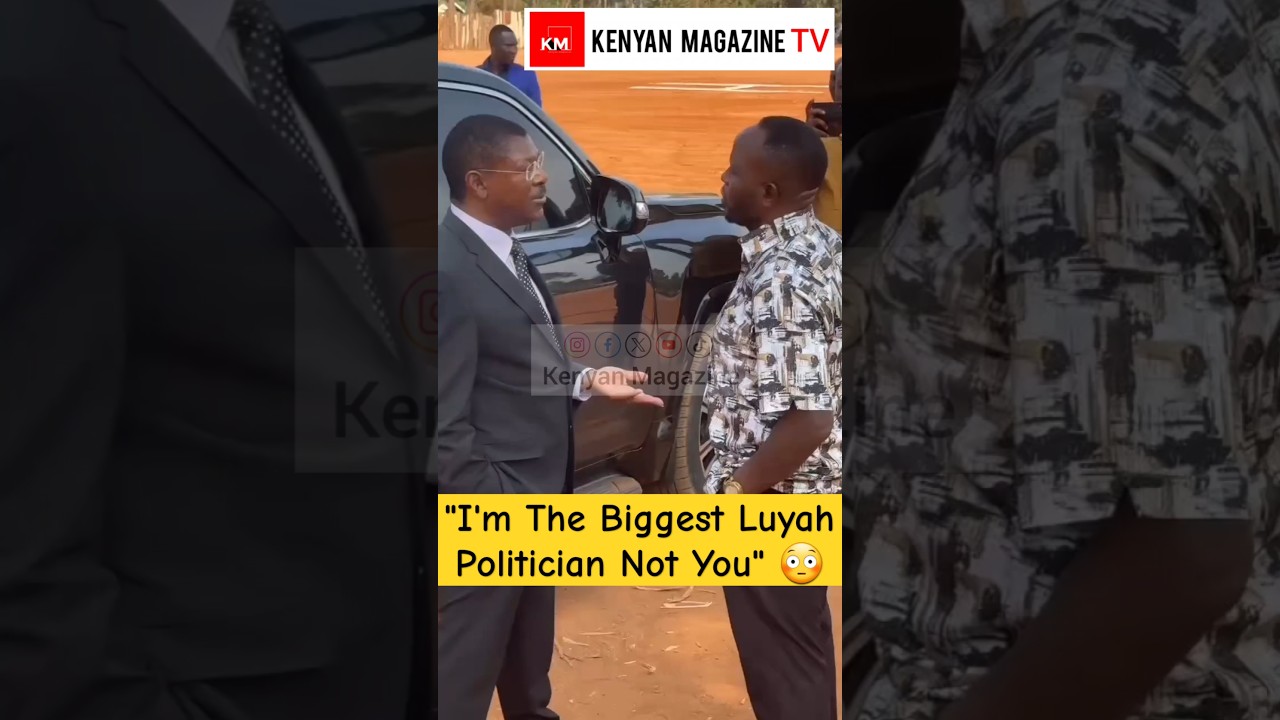 Watch as Governor Natembeya and Speaker Wetangula met at Wafula Chebukati Burial in Trans Nzoia