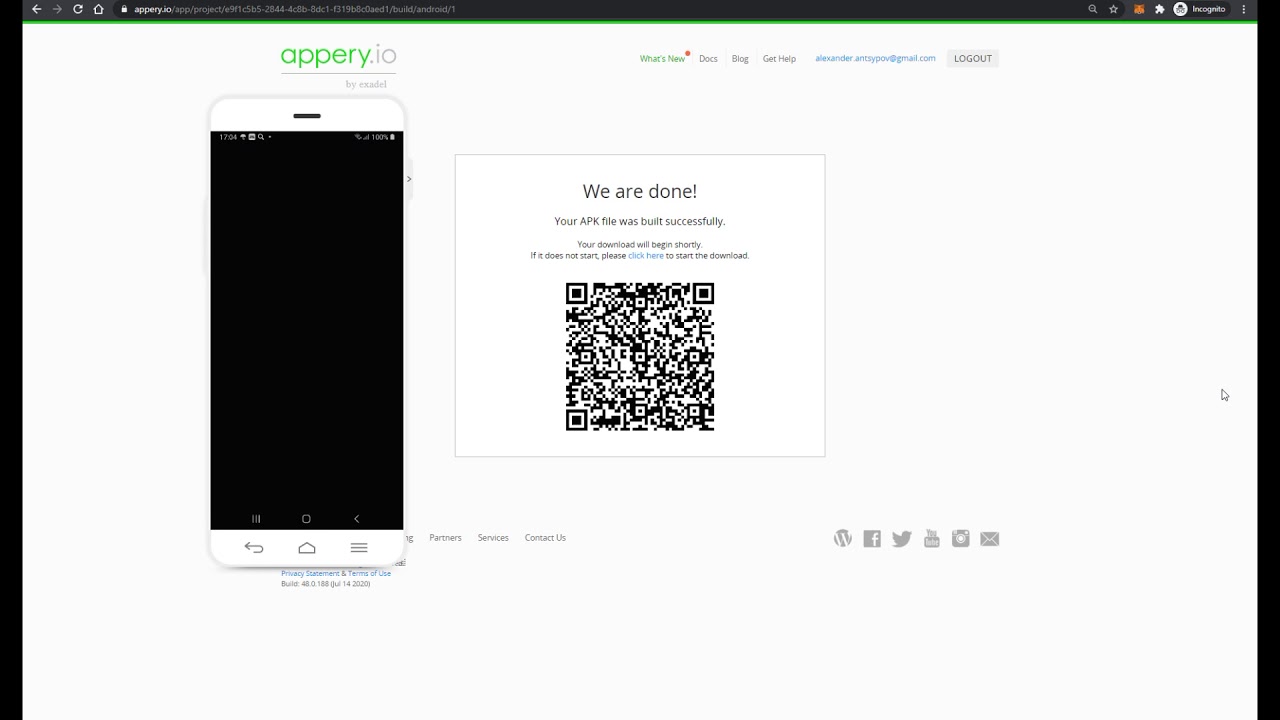 Appery.io Ionic 4 Social Sharing - YouTube