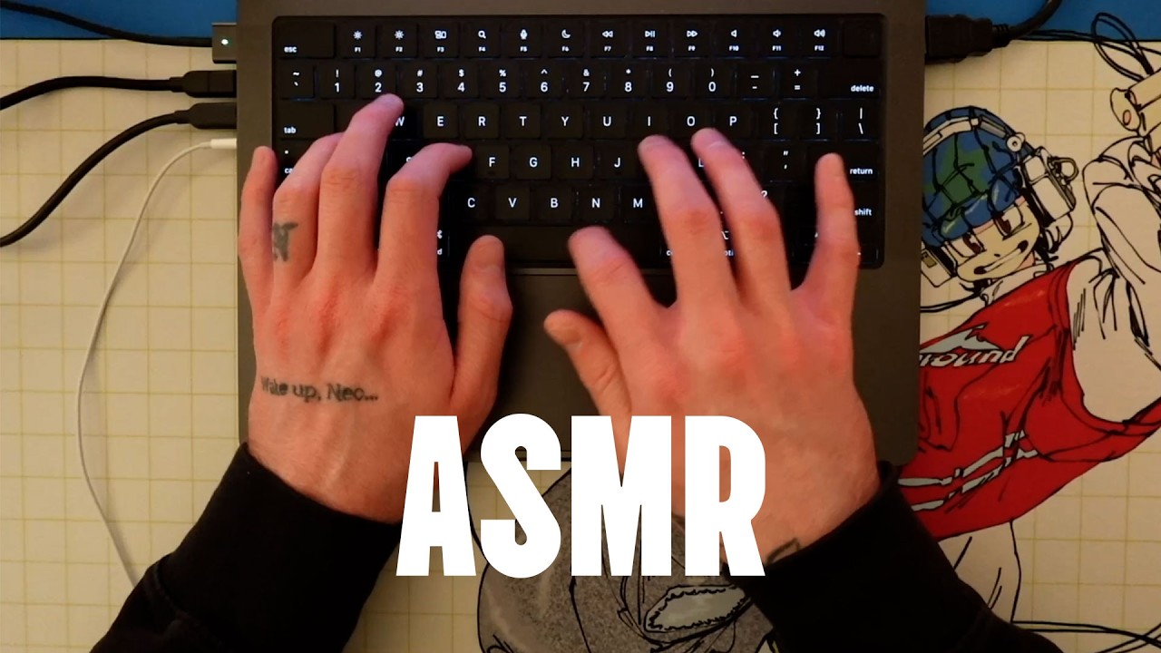 MacBook Keyboard Typing ASMR (Sleep, Study, Focus)