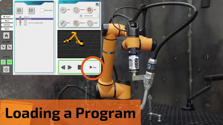 Loading a Program on Your SwitchWeld Welding Cobot