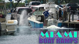 STUCK AT THE BOAT RAMPS!! | Miami Boat Ramps | Black Point Marina