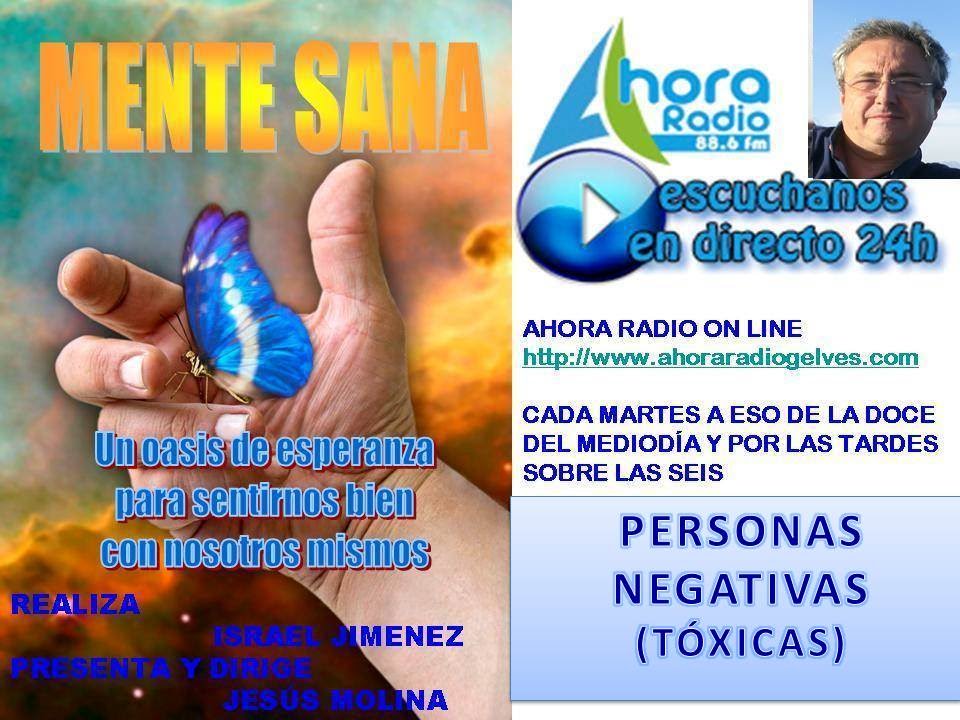 PERSONAS NEGATIVAS MENTE SANA mentos