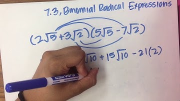 7.3, Binomial Radical Expressions