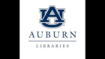 Auburn University Libraries TGD Thank You Video