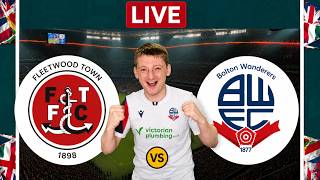 Fleetwood Town vs Bolton Wanderers - LIVE Stream Watchalong with Denveloper