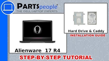 Dell Alienware 17 R4 (P12S001) Hard Drive & Caddy How-To Video Tutorial