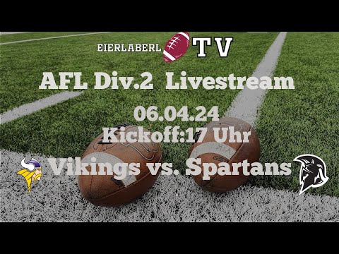 Livestream AFL Division 2 Vienna Vikings 2 vs. Weinviertel Spartans