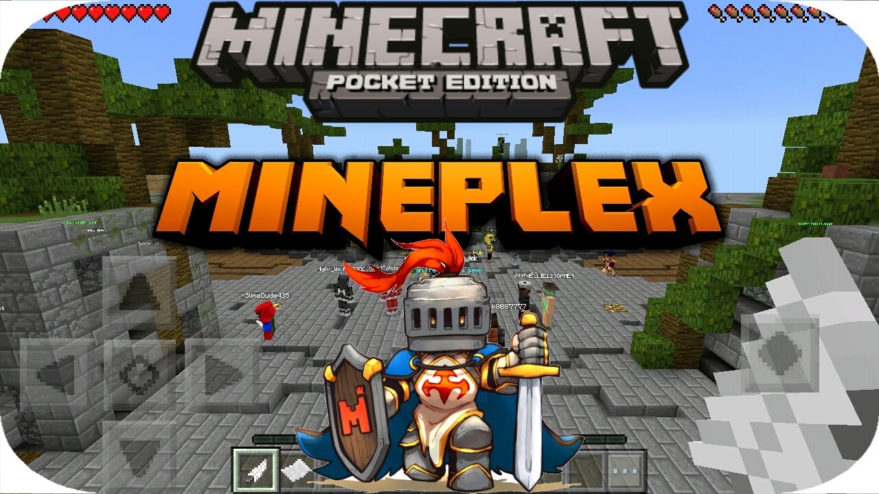 [ 0.15.10 ] Minecraft PE | MinePlex | Knight Rank - YouTube