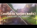 aesthetic minecraft texture packs [ JAVA ] 🍂🍃