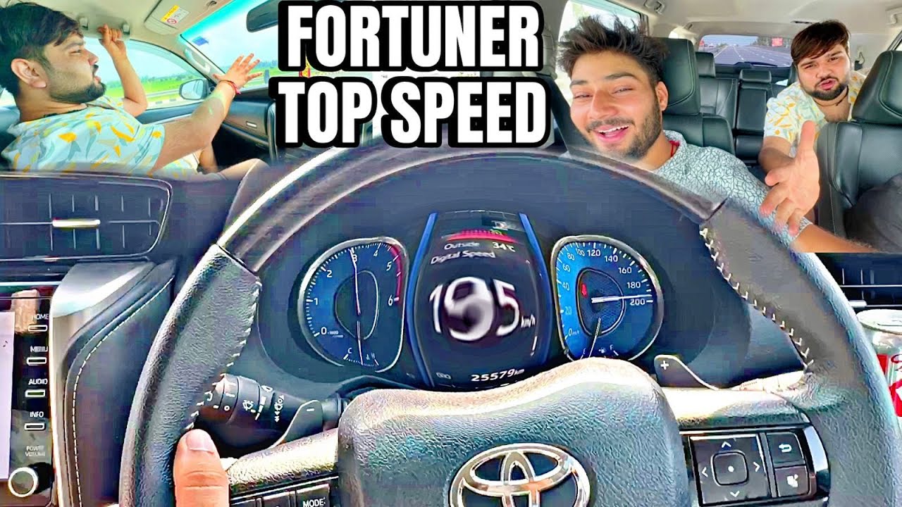 I am just SHOCKED! 😮 Toyota Fortuner 2024 TOP SPEED Test (Diesel)
