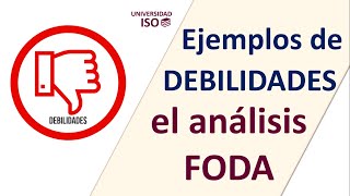 Guía definitiva - Análisis DOFA - DEBILIDADES