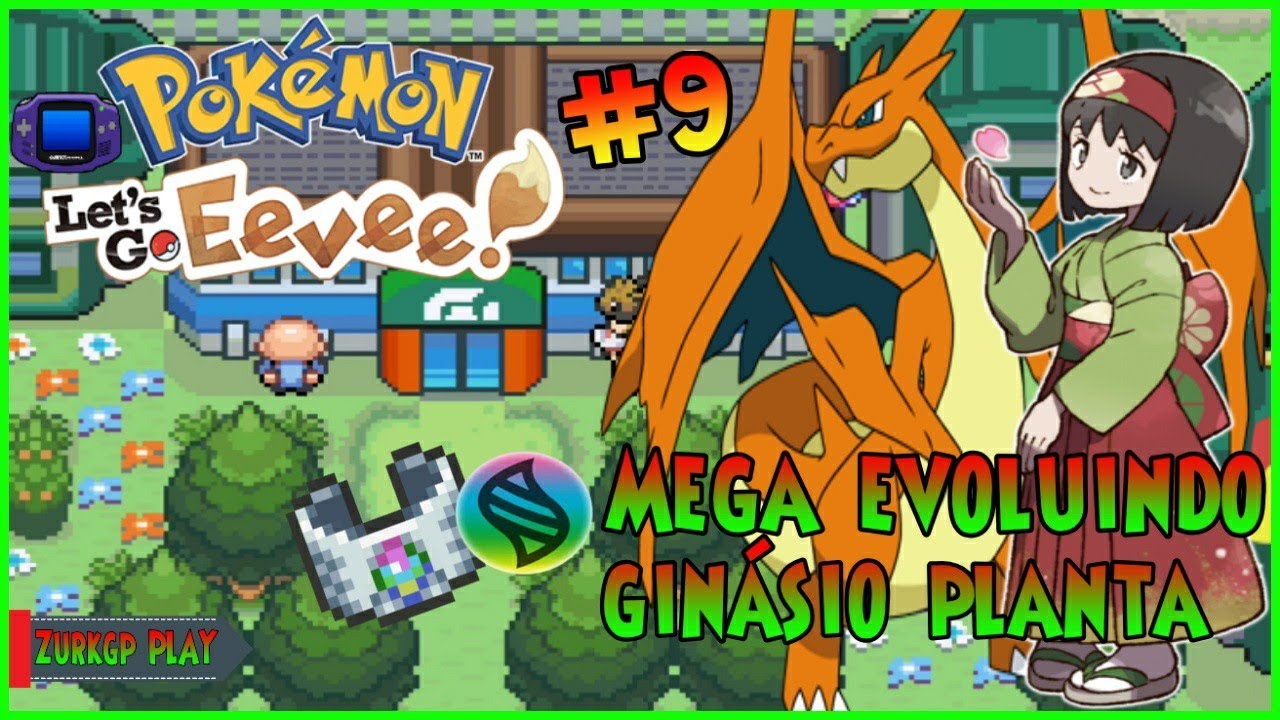 Pokémon: Let's Go #36 ⚡️ Ganhei o poder da MEGA EVOLUÇÃO! Veja como usar  durante a batalha! 