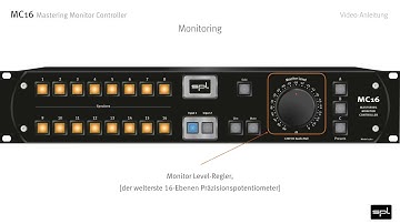 SPL MC16 |  Video-Anleitung DE
